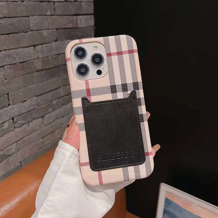 burberry iphone15カード収納ケース