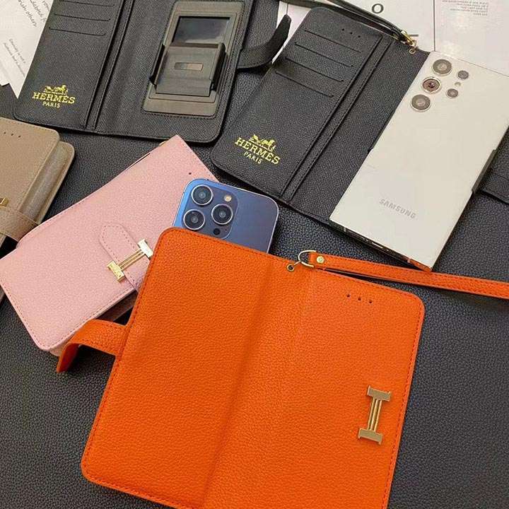 hermes iphone15ケース手帳