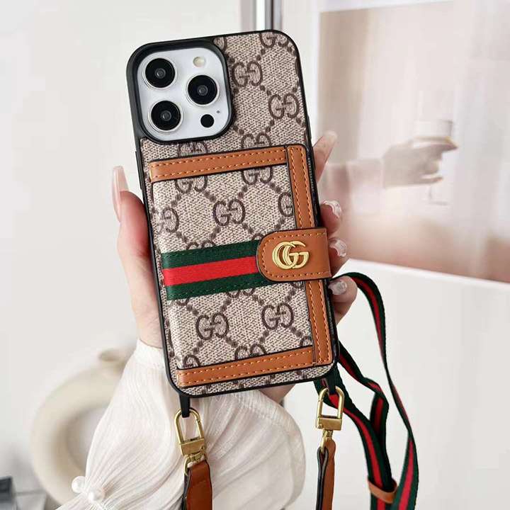 gucci iphone15 pro携帯ケース肩掛け