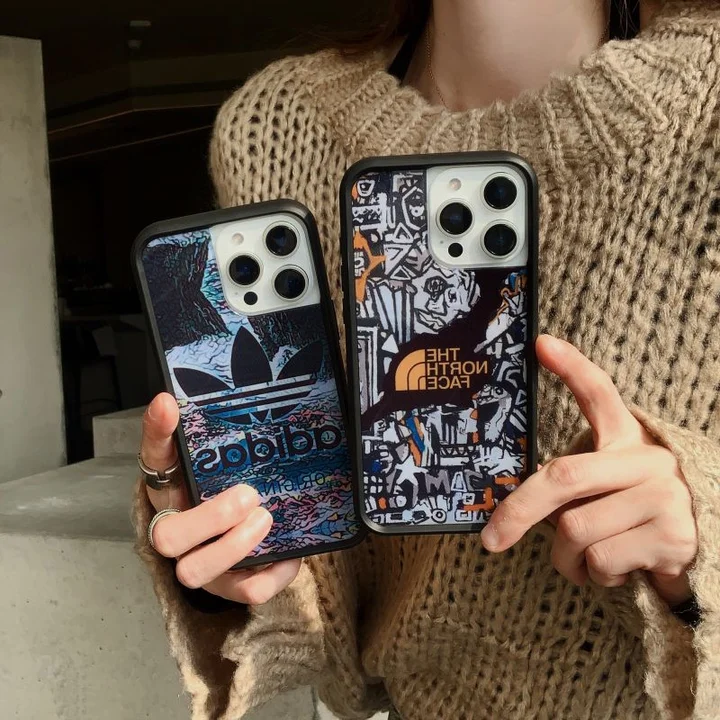 カップルスマホケースアイフォン Galaxy S23ultraアディダス